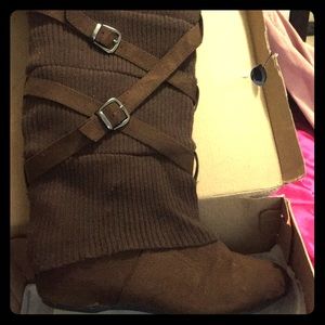 Brown boots